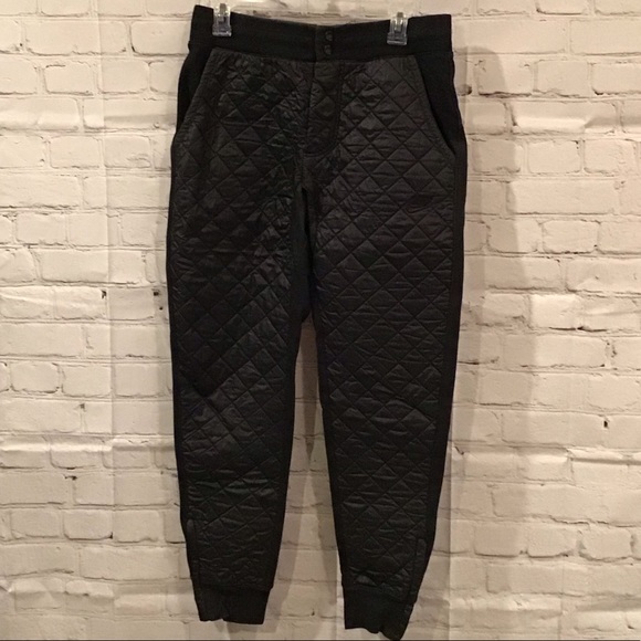 nike quilted joggers